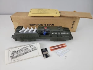 Lionel Postwar 45 (45-50) US Marines Mobile Launcher w/Box,Insert,Envelope - Picture 1 of 24