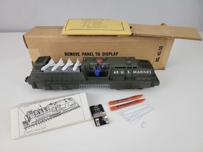 Lionel Postwar 45 (45-50) US Marines Mobile Launcher w/Box,Insert,Envelope - Image 1 of 4
