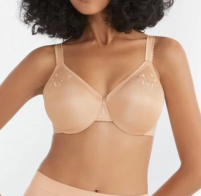 Sujetador minimizador WACOAL 85154 natural nude sin costuras ajustado talla 36D Foto 1 de 4