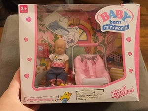 Brand New Sealed Zapf Creations Baby Born Miniworld Picnic Scene (See Pics) - Picture 1 of 17