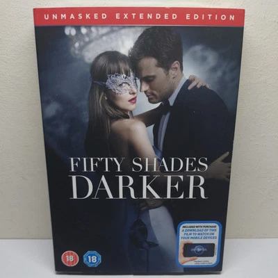 Fifty Shades Darker (DVD, 2017) - Unmasked Extended Edition. New with Slipcover  - Image 1 of 4