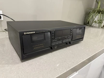 Pioneer Stereo Double Cassette/Tape Player Recorder Deck CT-W404R Auto-Reverse - image 1 of 4
