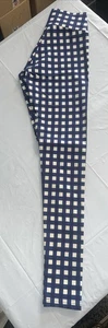 Agnes and Dora Picnic Style Blue Plaided Womens XS Mid Rise (22W X 28L) - Picture 1 of 9