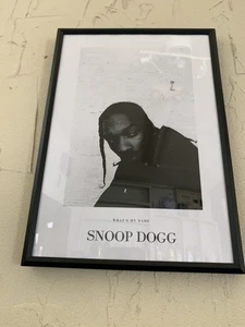 SNOOP DOGG hiphop A4 poster with frame - Imagen 1 de 2
