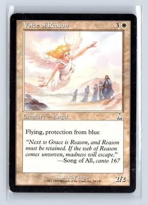 VOICE OF REASON – MTG Magic the Gathering Card – Urza's Destiny – Uncommon - Image 1 of 4