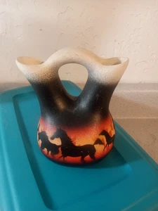 Indianer Keramik Künstler signiert - Bild 1 von 2