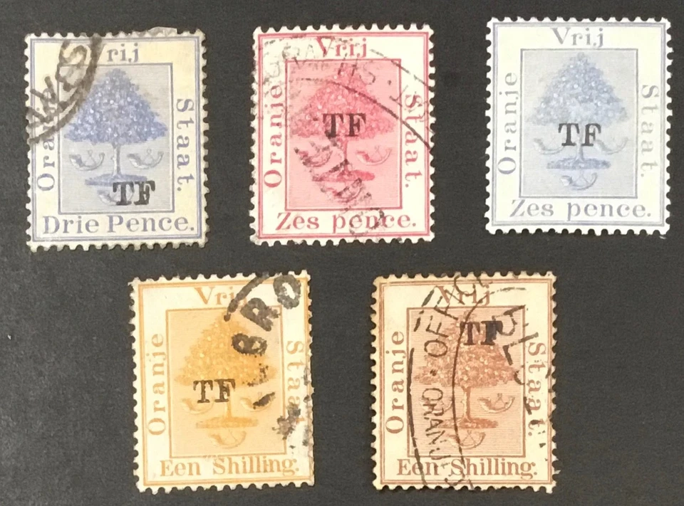 5 DIFF. SUDÁFRICA SELLOS DE INGRESOS TELEGRÁFICOS DEL ESTADO NARANJA GRATIS Foto 1 de 1