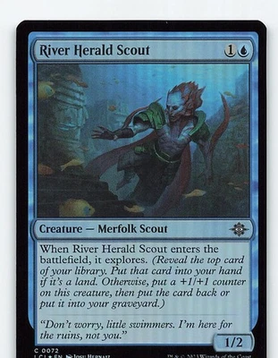 River Herald Scout #72 foil Magic the Gathering Card - Image 1 of 2