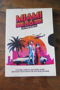 MIAMI 86 ROLE-PLAYING GAME SC RPG VERY RARE OOP - Picture 1 of 3