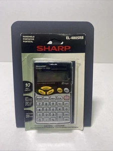 SHARP ELSIMATE EL-480SRB Twin Power Calculator 10 DIGIT Calculator Calculator - Picture 1 of 4