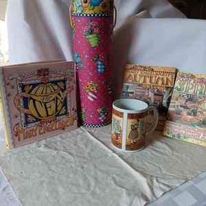 Geschenkpaket Maria Engelbreit hohe Röhrenbox, 3 Bücher, Hurt not the Earth Tasse - Bild 1 von 13
