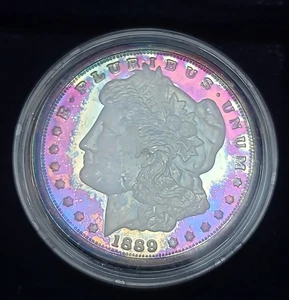 1889-CC Morgan Dollar, Proof Coin, National Collector's Mint - Picture 1 of 9