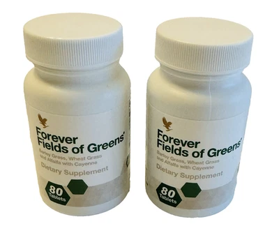 2 Botellas - Forever FIELDS of GREENS Green Food, Ayuda a la Digestión - ENVÍO GRATUITO Foto 1 de 4