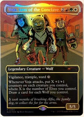 MTG Voja, Jaws of the Conclave (Rainbow Foil) Secret Lair 2284 NM - Image 1 of 4