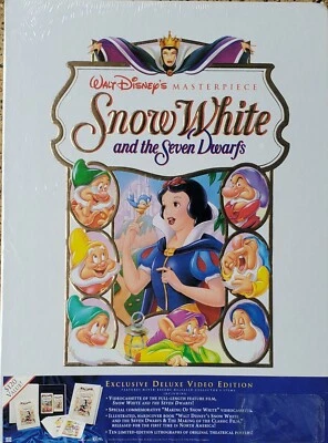 (New) Walt Disney's Masterpiece SNOW WHITE & THE SEVEN DWARFS VHS Box Set-Sealed - Image 1 of 2