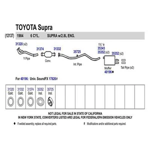 Walker 56A7DC - Black Rubber Exhaust Insulator Fits 1995 Audi A6 - Picture 1 of 10