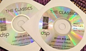 RADIO SHOW: JOHN LENNON 2 HOUR TRIBUTE 12/1/03 w/RARE INTERVIEWS & GREAT TUNES - Picture 1 of 1