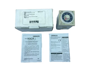 Relé temporizador de estado sólido Omron H3CR-A 100 a 240 VCA 100-125VDC 50-60Hz 1,2s a 300h - Imagen 1 de 19