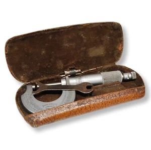 Vintage Micrometer Moore And Wright Sheffield No961B in Case - Picture 1 of 9