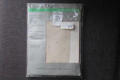 Vintage Christian Dior Feinstrumpfhose Gr. 38-40 Colombe Muster Neu OVP - Bild 1 von 3