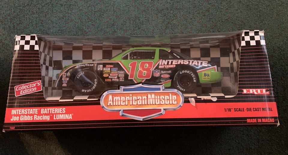 1992 Ertl American Muscle No. 18 Interstate Batteries Joe Gibbs Racing Lumina