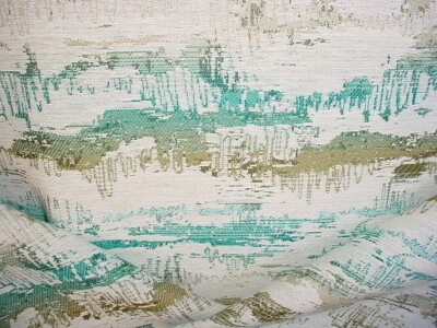 Tela de tapicería de pergamino verde azulado pincel de pintura texturizada Kravet 35584 14-1/2 Foto 1 de 4