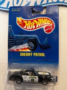 Hot Wheels 1991 negro sheriff patrulla coche de policía coleccionistas # 59 - Imagen 1 de 1