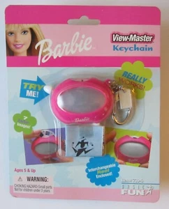 Llavero básico divertido BARBIE View-Master mini visor nuevo en embalaje - Imagen 1 de 2