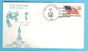 Launch -Blue Scout Rocket 07/1/1960  Wallops Island, VA - Picture 1 of 1
