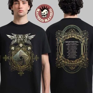 Babymetal Iron Trinity Tee UK And Europe Arena Tour 2025 123 Two Sided T-Shirt - Picture 1 of 3