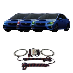 RGB Multi Color CHS Headlight Halo kit for Subaru Impreza 15-18 - Picture 1 of 5