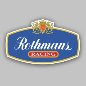 2St Rothmans Racing  Aufkleber Youngtimer Motorsport V8 Sticker 10cm Breite !! - Bild 1 von 1