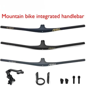 Integrated Full Carbon Handlebar Cockpit 13°Degree Mountain Bike Handlebar 750mm - Picture 1 of 33