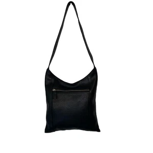 Neu ohne Etikett The Sak Huntley Hobo-Schulterhandtasche auberginefarben genarbtes Leder - Bild 1 von 13