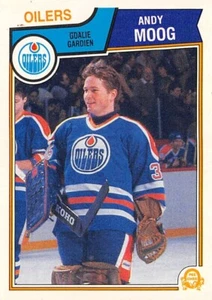 1983-84 O-Pee-Chee #40 Andy Moog ** Casi nuevo ** - Imagen 1 de 2