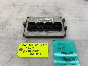 09 JEEP WRANGLER 3.8 MANUAL JK ENGINE COMPUTER ECM ECU P05187698AD - Picture 1 of 9