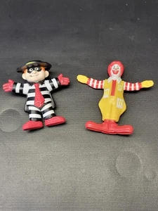 Ronald McDonald und Hamburger Figuren 1995 Vintage McDonalds Spielzeug  - Bild 1 von 4