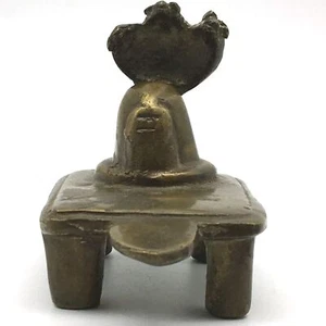 Handcrafted Vintage Brass Siva Shiva Lingam Statue Figure with Snake Crowning - Picture 1 of 5