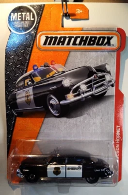 2016 Matchbox METAL BLACK '51 HUDSON HORNET Sheriff [57/125] - Image 1 of 2