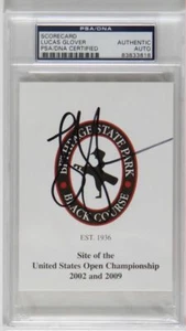 Lucas Glover Hand Signed Bethpage Black Scorecard PSA US Open - Picture 1 of 1