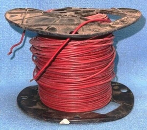 ENCORE WIRE MACHINE TOOL WIRE, VW-1, 18 AWG, APPROX. 200', STRANDED, RED - Picture 1 of 4