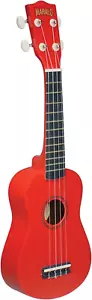 Hamano U-30RD Colorful Soprano Ukulele - Red - Picture 1 of 3