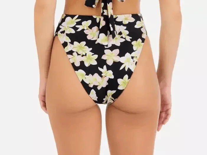 HURLEY MAX PLUMERIA PESTAÑA COMPLETA FONDO LATERAL Floral Verde/Rosa/Negro Foto 1 de 2