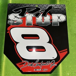 Letrero de plástico Dale Earnhardt Jr #8 "Pit Stop" Wincraft Racing - Hecho en EE. UU. - Imagen 1 de 5
