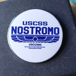 Aliens USCSS Nostromo Weyland-Yutani Corp. Building Better Worlds Metal Pin - Picture 1 of 5