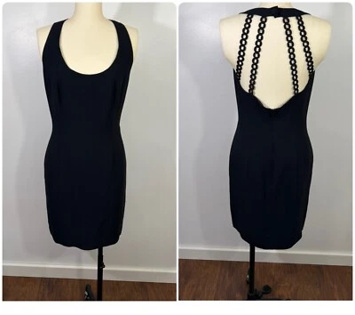 Vintage Dress 1990s Black Mini 8 - Image 1 of 4