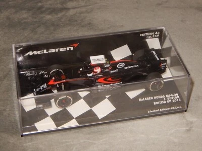 Minichamps F1 1:43 J Button McLaren Honda MP4-30 British GP 2015 - Image 1 of 4