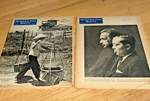 2 - 1962 NEW YORK TIMES Magazines - Vietnam / U Thant/ Dag Hammarskjold - Picture 1 of 24
