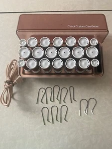 Clairol Custom CareStter Vintage Hot Roller Curlers W/Clips Pin - Picture 1 of 6