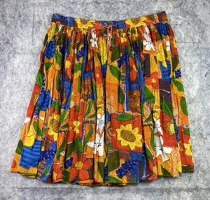Sehr guter Zustand Lemieux Damen Einheitsgröße tropisch Aloha Blumen Boho Rock zum Überziehen - Bild 1 von 8